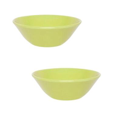 Imagem de Conjunto 2 Tigelas Conic 500ml Verde Biona Para cereais Frutas - Oxfor