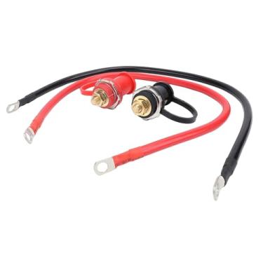 Imagem de Conectores de Terminal de Bateria de Alto Desempenho 3/8in Stud 250a Com Tampa de Proteção - Ideal para Aplicações Automotivas, Marinhas, RV, Caminhão (A)