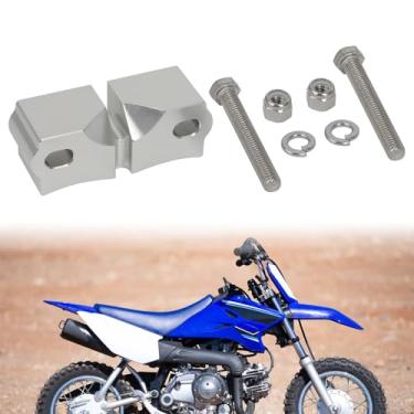 Imagem de WIKIBB Kit de elevação de guidão de motocicleta de 1,5 polegadas para Yamaha TTR50 TTR50E 2012-2023, kit de elevação de elevação de barra de mão de alumínio para motocicleta, adaptador, elevador de