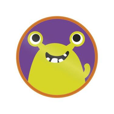 Imagem de Prato Infantil Tramontina Lirous em Polipropileno Laranja - 23777130