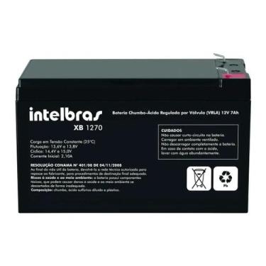 Imagem de Bateria Selada 12V 7A Intelbras XB 1270 Para Nobreak
