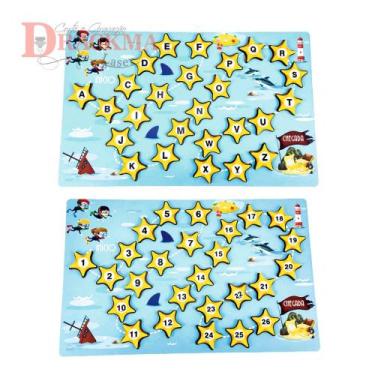 Imagem de Fundo do Mar - Alfabeto e Números Brinquedo educativo - Drackma