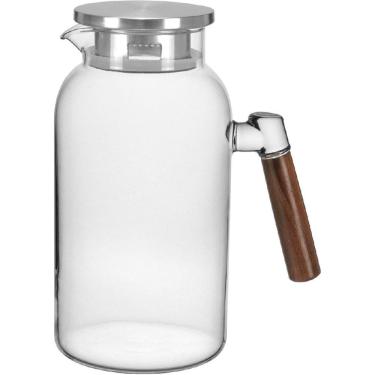 Imagem de JARRA ÁGUA SUCO HOME&CO TAMPA INOX BOROSSILICATO 1,9L 23x12x12cm TRANSPARENTE