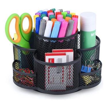 Imagem de Organizador De Mesa Giratório Porta Lápis Treco Escritório - PGB