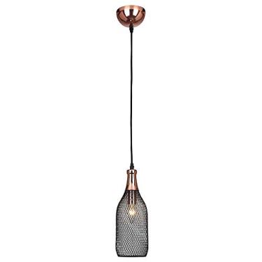 Imagem de Pendente Bella Iluminação Copper Bivoltv Cobre/ Preto