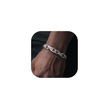 Imagem de Colar de elos de rolo banhado a ouro 18K com elos de aço inoxidável/banhado a preto/aço inoxidável de 3 mm/7 mm/corrente de corrente de corrente de corrente de corrente de aço inoxidável para homens e mulheres da ChainsHouse