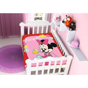 Imagem de Cobertor Bebê Antialérgico Jolitex Disney Minnie Brincando