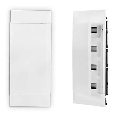 Imagem de QUADRO DISTRIBUICAO PLASTICO - PROTECTBOX 48 DIN EMBUTIR BRANCO - CEMAR - 135004
