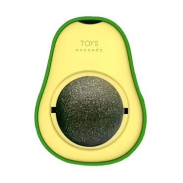 Imagem de Brinquedo Para Gato Abacate Bolinha Giratória Catnip Natural (1und)