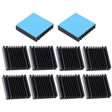 Imagem de Dissipador de Calor de Resfriamento de Alumínio Condutor Térmico para Amplificadores de CPU 10pcs 40 X 9 X 40mm