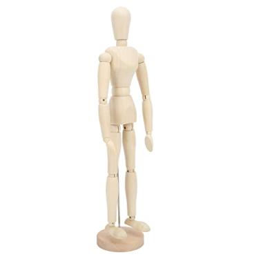 Imagem de Flexível: O Manequim de Madeira 16Na Mannequim de Madeira Esboço Giratória Flexível Desenho de Madeira Figuras de Madeira Articulou Puzzles Decorações de Casa 14 Mannequim de Madeira Imitada