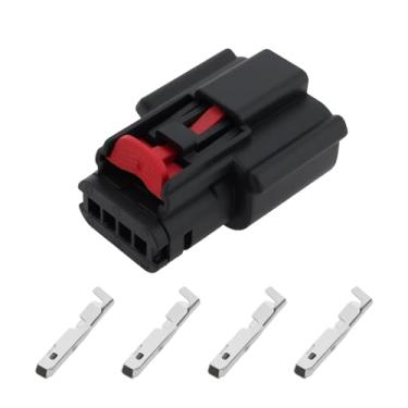 Imagem de SING F LTD 1 conjunto de conector de cabo de reparo de lanterna traseira de 4 pinos 39015944 13401161 39015943 compatível com Opel, compatível com Astra K