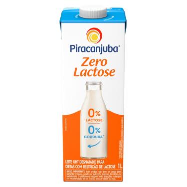 Imagem de Leite Piracanjuba Uht Zl Desnatado 1 Litro