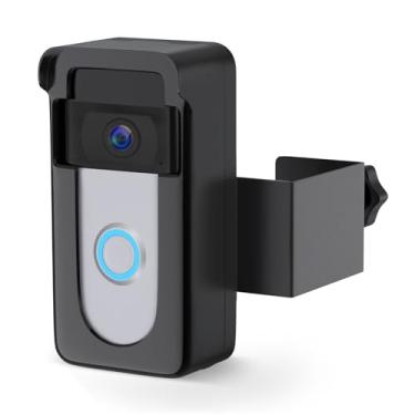 Imagem de Suporte de campainha antifurto compatível com campainha de vídeo Ring 1/2/3/3 Plus/4/Plus/Pro/(versão 2020)/(versão 2024), suporte de câmera ajustável, sem perfuração, sensor de movimento de campainha