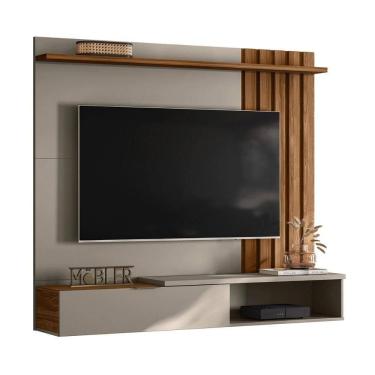 Imagem de Painel Home Suspenso Vegas Com Ripado E 1 Porta 160 Cm.