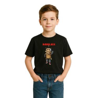 Imagem de Camiseta Menino Roblox Basica Infantil Algodão Lançamento - delite, Pr