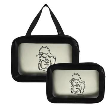 Imagem de Kit Bolsa Maternidade Mala Luxo 2 Peças Personalizada Bebê - Mormino, 