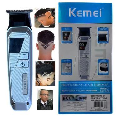Imagem de Maquina Kemei KM 1679 de Corte De Cabelo Acabamento Aparador 6500 Rpm 