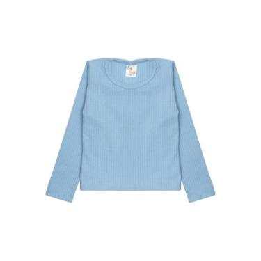 Imagem de Blusa Canelada Manga Longa - Azul Bebê - Ame Kids, 10