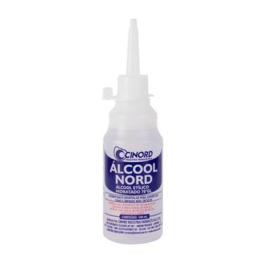 Imagem de Kit 3 unds - alcool nord emb almotolia 100ml - CINORD