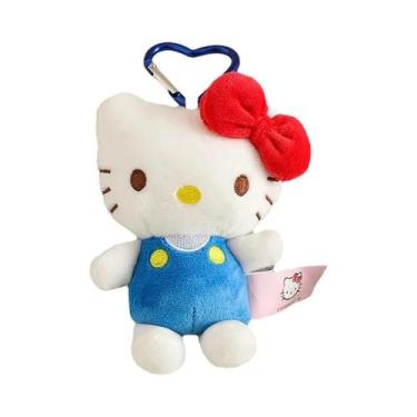 Imagem de Crianças Bonito Olá Kitty Chaveiro De Pelúcia Brinquedo De Pelúcia Car