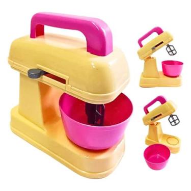 Imagem de Batedeira Brinquedo Infantil Cozinha Criança Gira Mistura - Divertoys,