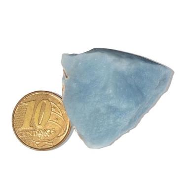 Imagem de 01 Angelita Azul Bruto Pedra Natural 20 a 50mm 10 a 25g - CristaisdeCu