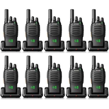 Imagem de Rádio recarregável de 2 vias Walkie Talkies Retevis H-777H (pacote com