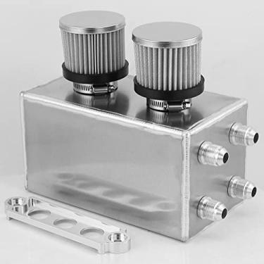 Imagem de bravedog Tanque Reservatório De Óleo 3L Com Filtro Duplo E Defletor (3L-Prata)