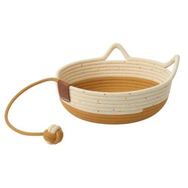 Imagem de Cama Gato Cestinho Ninho Caminha Arranhador Pet Bichinho - Tatudeboa