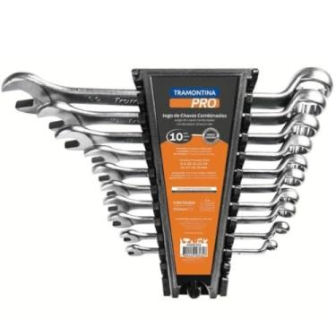 Imagem de Jogo De Chaves Combinadas 10 Peças Tramontina Pro