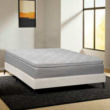 Imagem de Base Cama Box Orgânica Japonesa Montreal para Colchão Casal 138x188 Bouclê - SOFA STORE