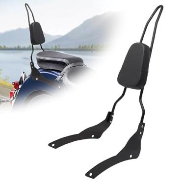 Imagem de Encosto do banco traseiro da motocicleta Sissy Bar encosto compatível com Yamaha VStar 400 650 Classic xvs400 xvs650 Dragstar 400 650 Classic
