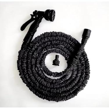 Imagem de Mangueira Magica 30M Flexivel Irrigação E 7 Tipos De jardim(preto.)