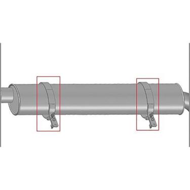 Imagem de Abraçadeira Silencioso VW 13.180 16.220 17.210 40.300 - Oval - Bepo