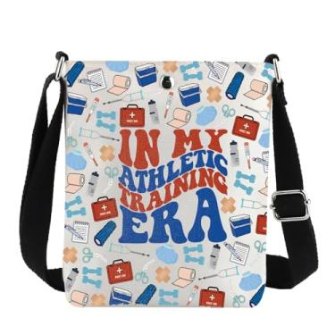 Imagem de G2TUP Bolsa tiracolo para treinador atlético, presente para treinador de atletismo, presente em minha era de treinamento atlético, bolsa de ombro para mamãe, Cb de treinamento atlético, Ocidental