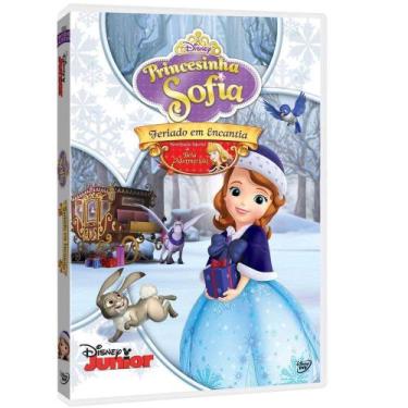 Imagem de 2 DVDs Princesinha Sofia Disney Júnior, Desenho Infantil