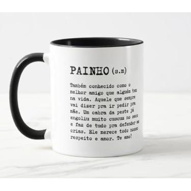 Imagem de Caneca Painho Significado Painho Int Preto