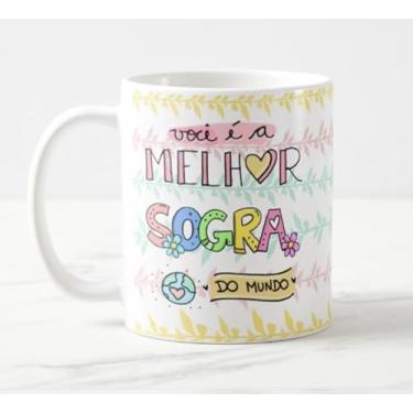 Imagem de Caneca Melhor Sogra do Mundo Floral