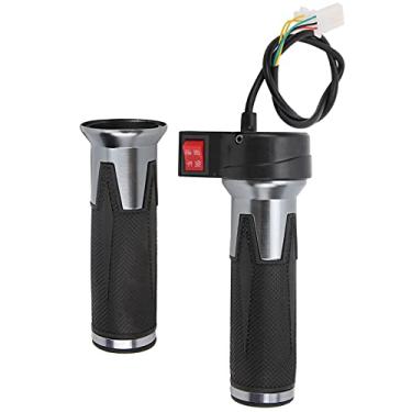 Imagem de SUNGOOYUE Grip de Acelerador, 1 par de Acelerador Puxa o Guidão para Bicicletas Elétricas Com Engrenagem para Frente e Reversa