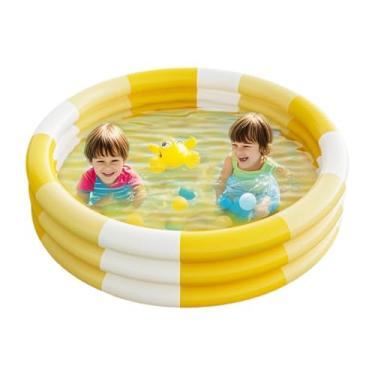 Imagem de Piscina Inflável Para Crianças, Piscina Inflável Para Bebé, Almofada De Natação Brinquedo De Água Reforçada Para Banho Do Bebé Uso Em Interior Exterior Jardim Beira Piscina Brincar Campismo