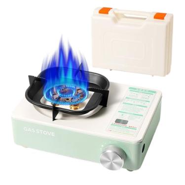 Imagem de Fogão de Acampamento - Fogões para Cozinhar ao Ar Livre com Maleta de Transporte | 6000W Equipamento De Cozinha Ao Ar Livre De Alta Potência Para Expedição Caminhada Festas Montanhismo Piquenique