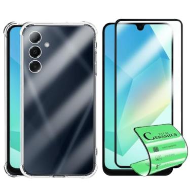 Imagem de Capa Capinha Anti Impacto + Película 9D Cerâmica Para Galaxy A16
