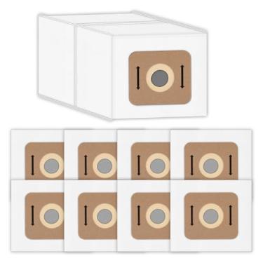 Imagem de (Pacote com 9) Sacos de pó de substituição VACBP6 compatíveis com aspirador de pó Atrix Ergo de 8 litros, peça de substituição VACBP1, VACBP6, VACBP36V, VACBPAI, kit de acessórios, sacos de vasilha