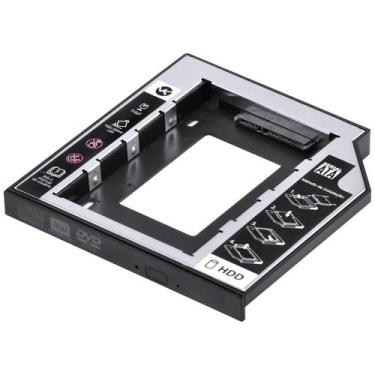 Imagem de Adaptador Caddy Para Hd Ou Ssd Gaveta Dvd Notebook Sata 12.7mm Ac-127 