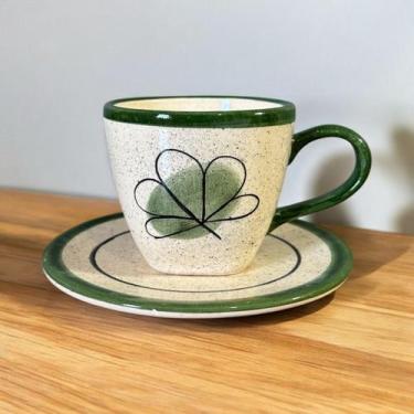 Imagem de Xícara Para Chá 200ml Feito de Cerâmica e Pintado á Mão - Dan Cerâmica