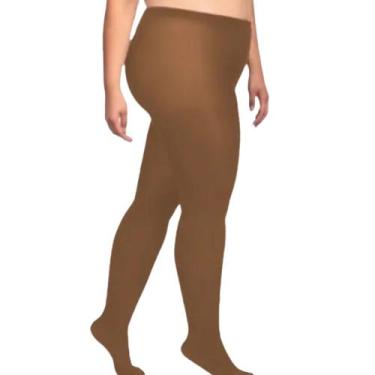 Imagem de Meia Calça Loba Fio 80 Opaca Plus Size Tamanhos Grandes, Bege, XXG