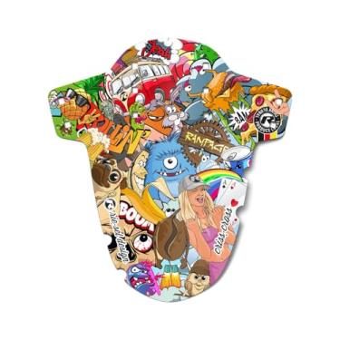 Imagem de Design Riesel – Para-lama dianteiro para proteção de rosto e garfo de suspensão – Ajuste seguro, para bicicletas de ciclocross e cascalho, tamanhos de roda de até 71 cm – Criss: Cruz – Captador de