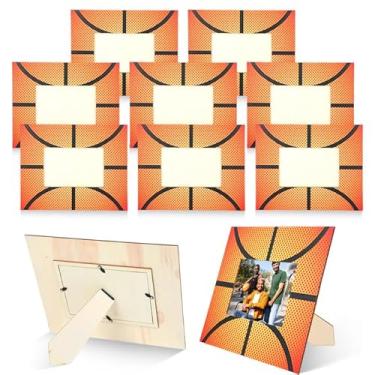 Imagem de Stuffygreenus Porta-retratos de basquete, esportes, atletismo, serve para basquete de 10 x 15 cm, presentes de formatura esportivos, festas esportivas, exibição de equipe, mesa, decoração de