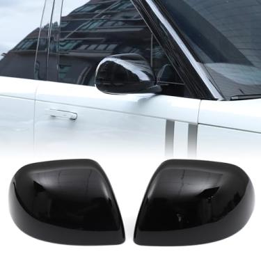 Imagem de Bekantogy 2 peças de capa para espelhos retrovisores compatíveis com Land Rover Range Rover Vogue/Sport 2023-2024 Capa de espelho retrovisor de porta tampas de espelho retrovisor lateral Capa